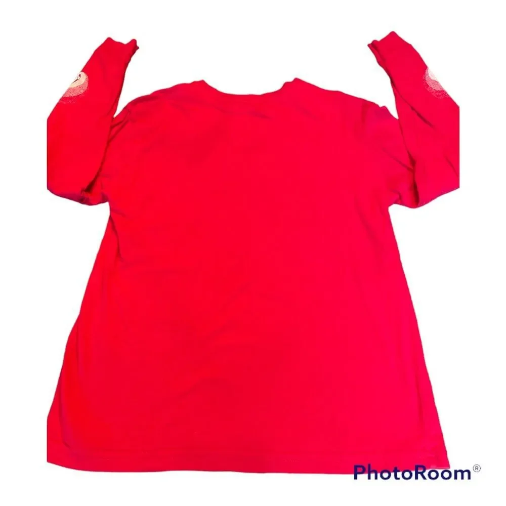 ⚡️ Volcom Red Long Sleeve Tee Shirt - Size L⚡️